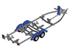 Remorque Nautilus N1802 MF pour bateau semi-rigide ou rigide