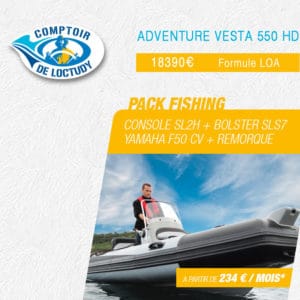 Pack-Fishing vesta adventure