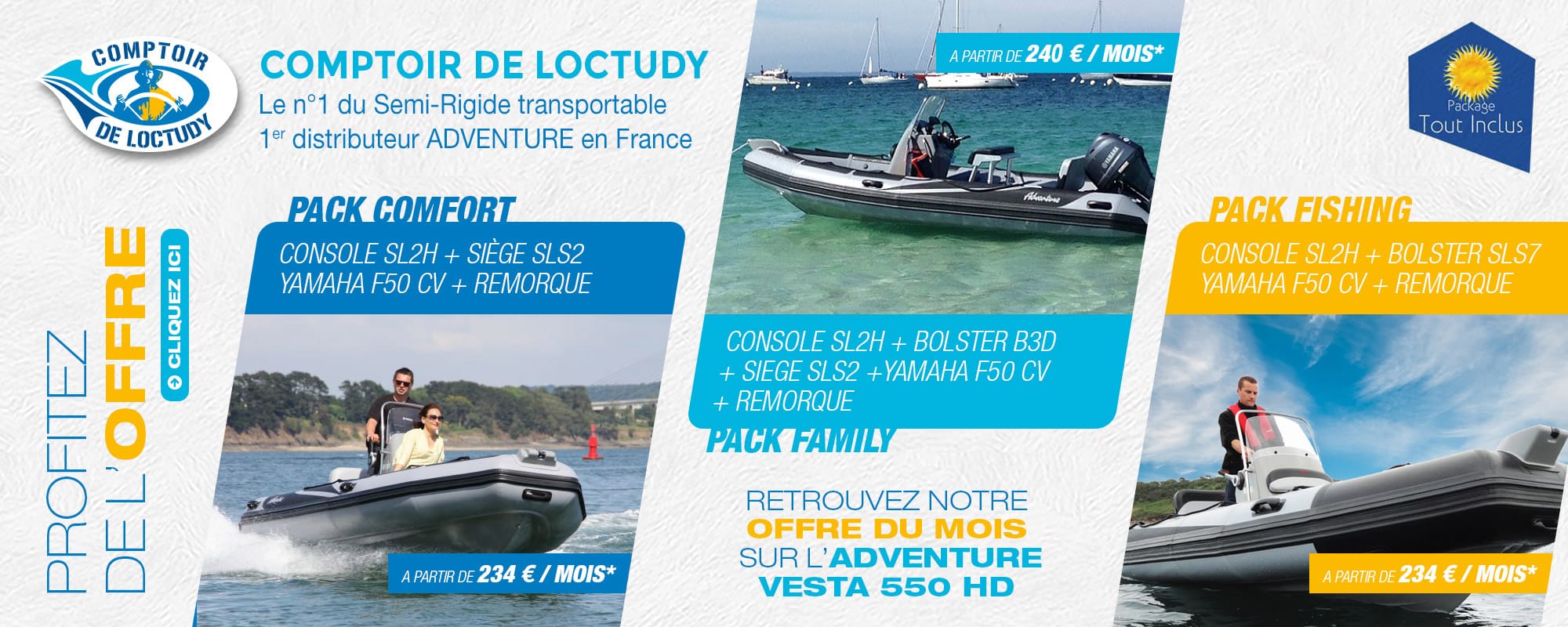 Vesta 550 HD en pack Finistere