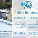 offre beneteau antares et barracuda 2018