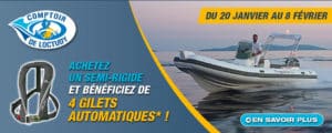 Gilets automatiques offerts pour l'achat d'un semi-rigide !