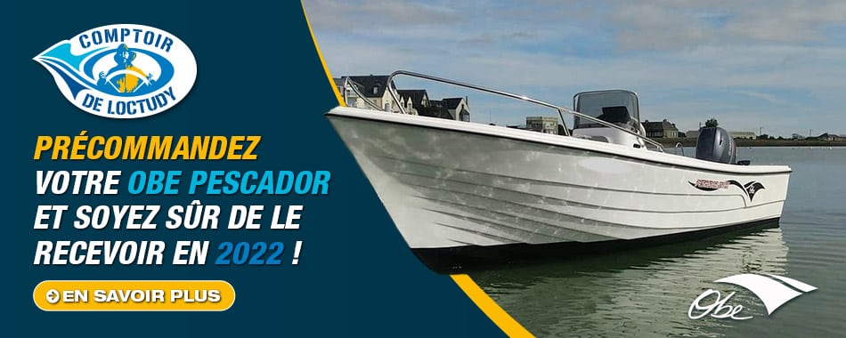 Réservez votre bateau Obe Pescador au Comptoir de Loctudy !