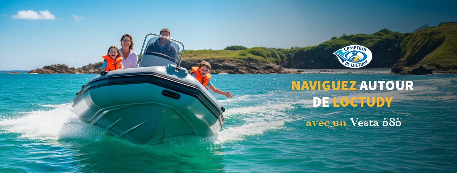 Balade en bateau dans le Finistère Sud